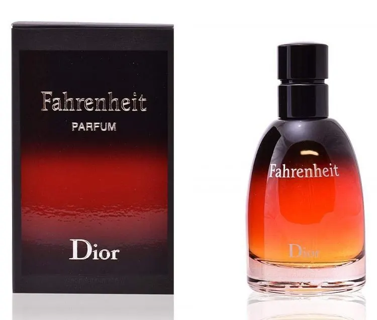  Fahrenheit Dior parfum bottle and box 