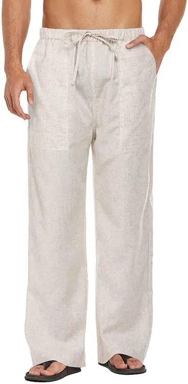 COOFANDY Linen Pants