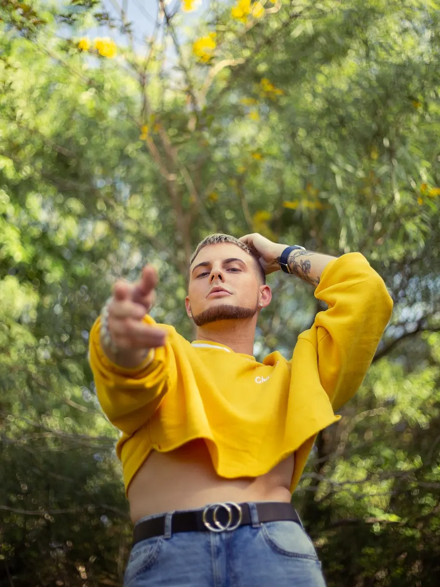 chin strap bearded man