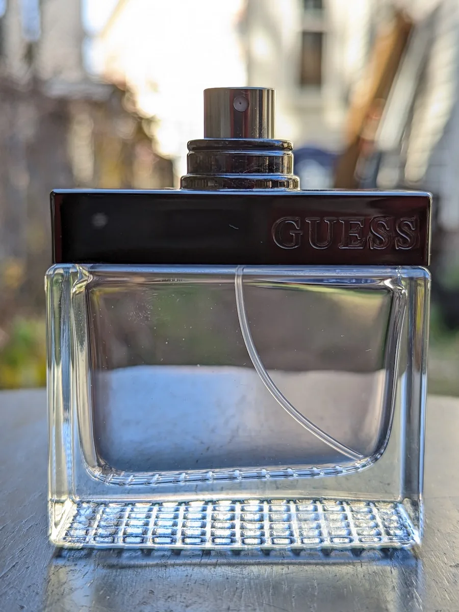 A bottle of Guess Seductive Homme