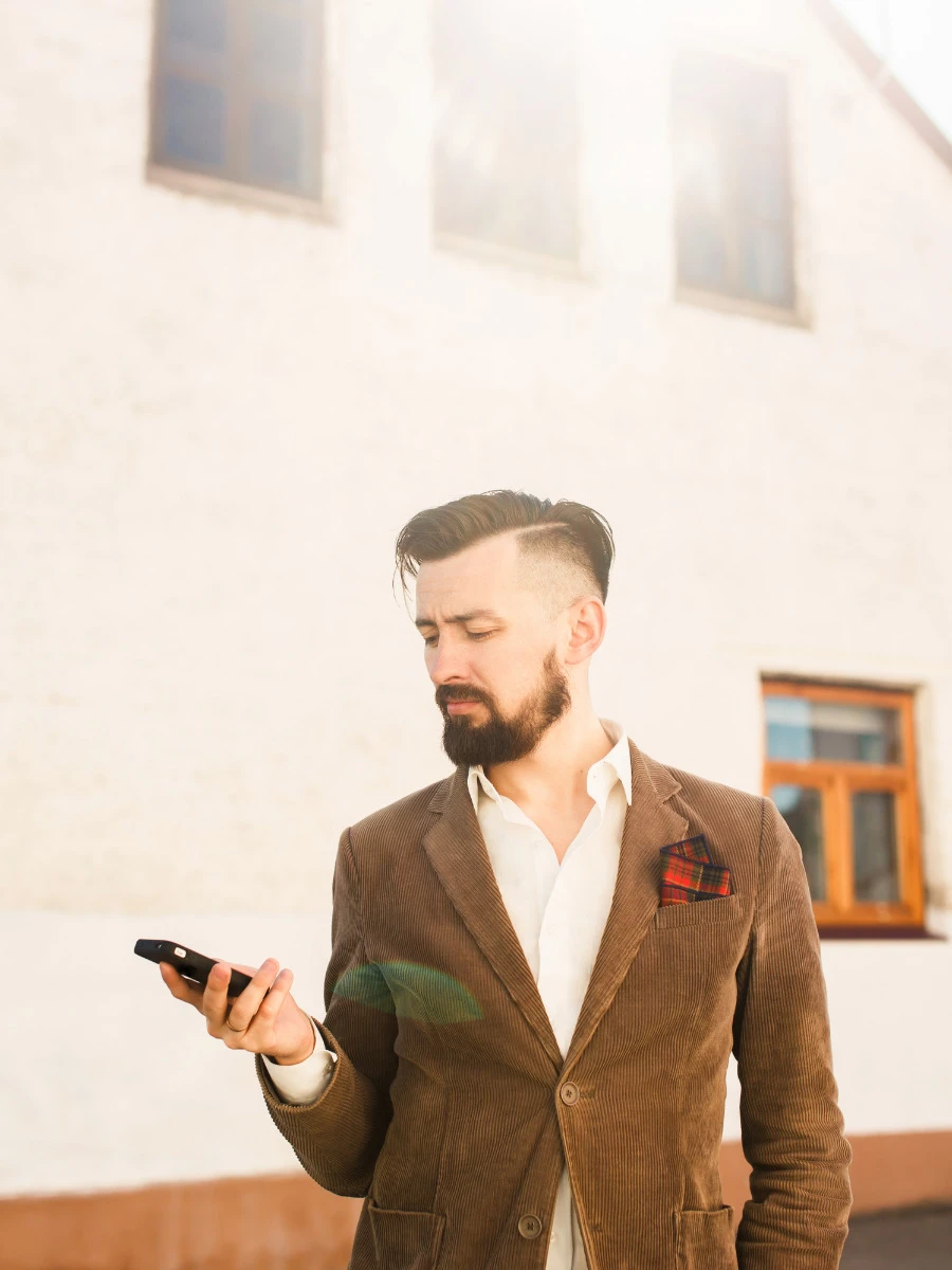 Taper Fade Comb Over Hairstyle